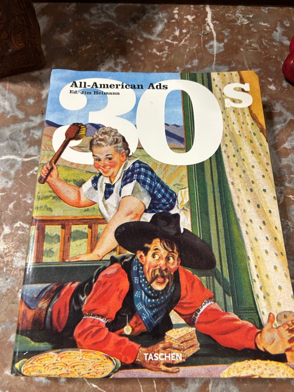 Taschen All-American Ads 30s Softcover— Red, Blue, Green, Cream, Black